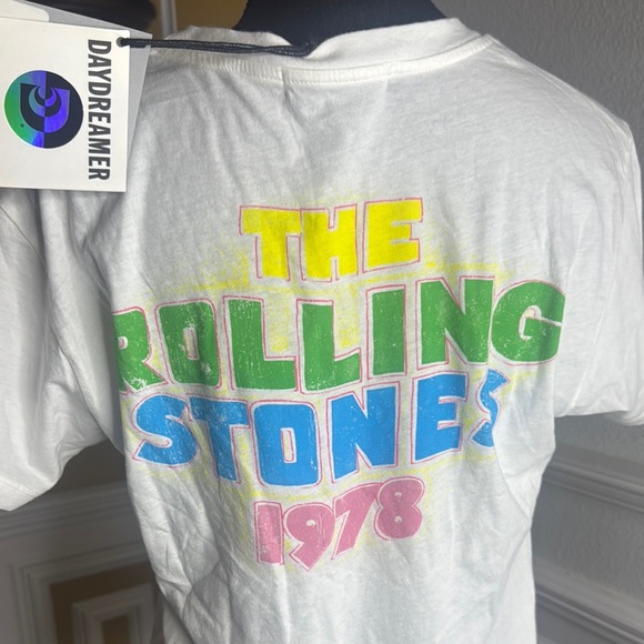 DAYDREAMER ROLLING STONES 1978 SOLO TEE IN VINTAGE WHITE - Picture 7 of 8